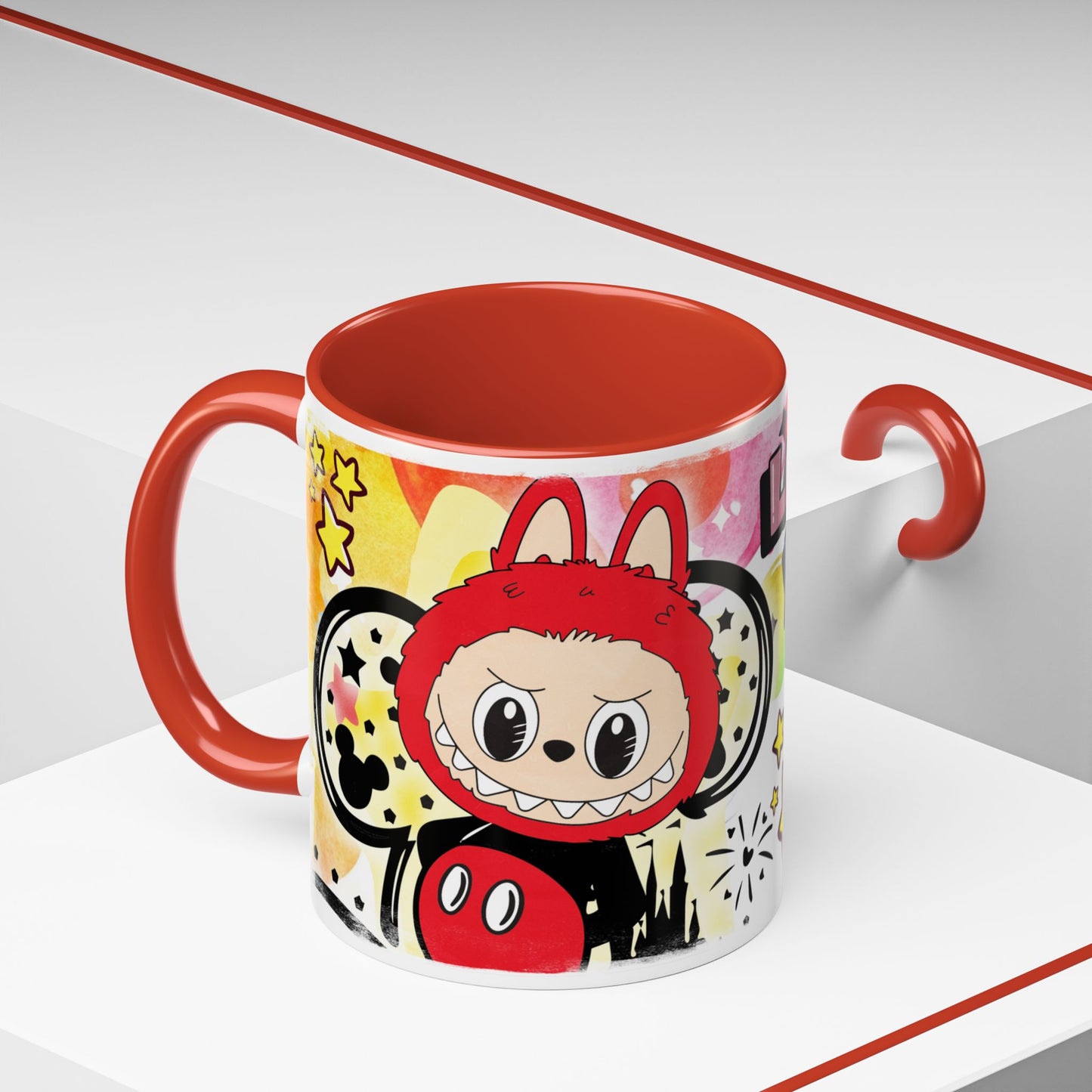 Mug Lazy Yoga Accent Coffee Mug - Fun and Colorful 11oz & 15oz Mugs for Coffee Lovers