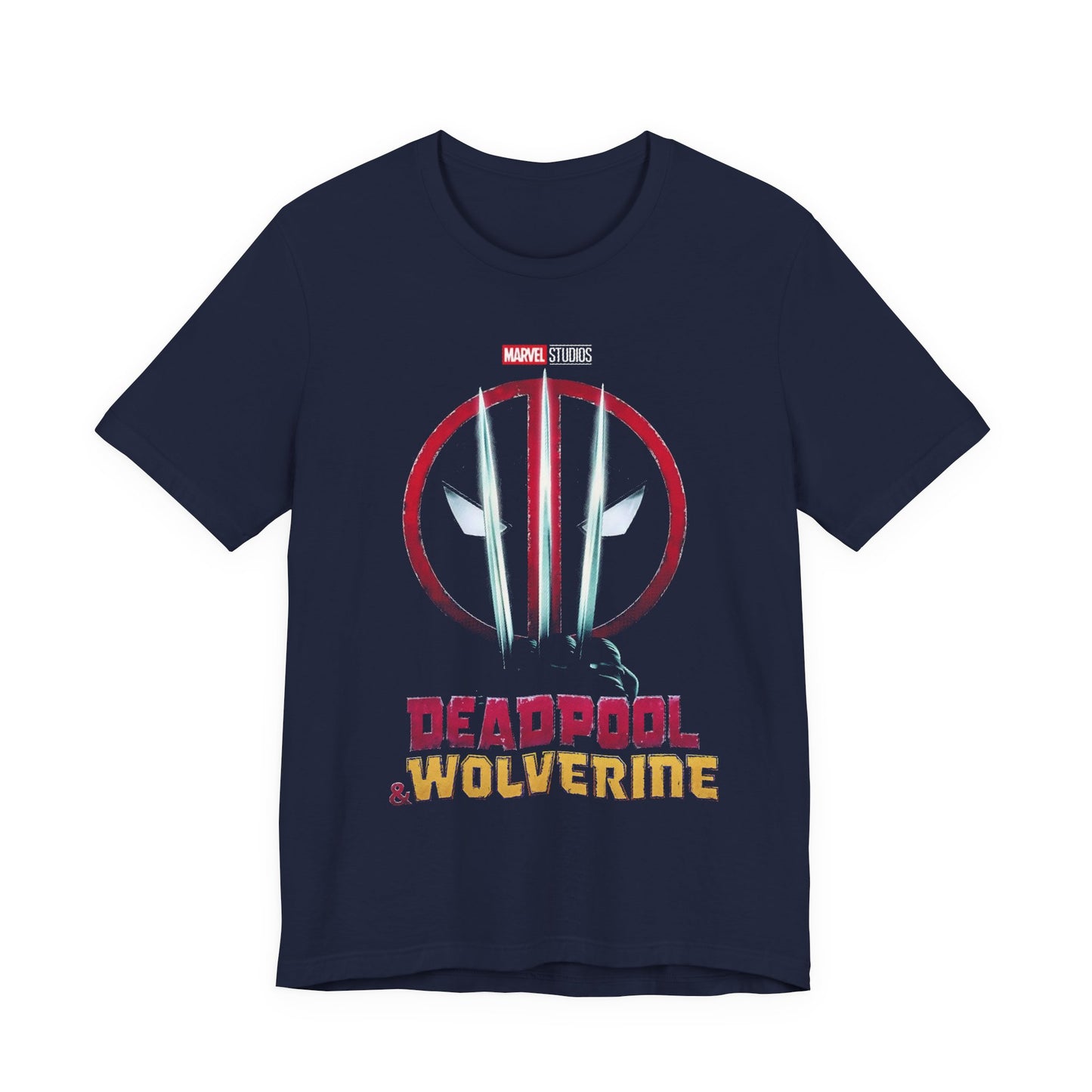 T-Shirt Marvel Deadpool & Wolverine Unisex Jersey Tee - Graphic T-Shirt for Comic Fans