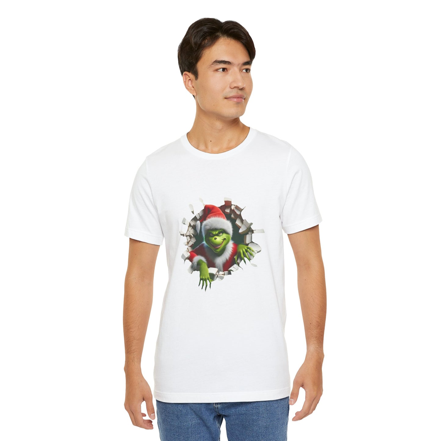 T-Shirt The Grinch Unisex Jersey Short Sleeve Tee | Soft Cotton Christmas T-Shirt
