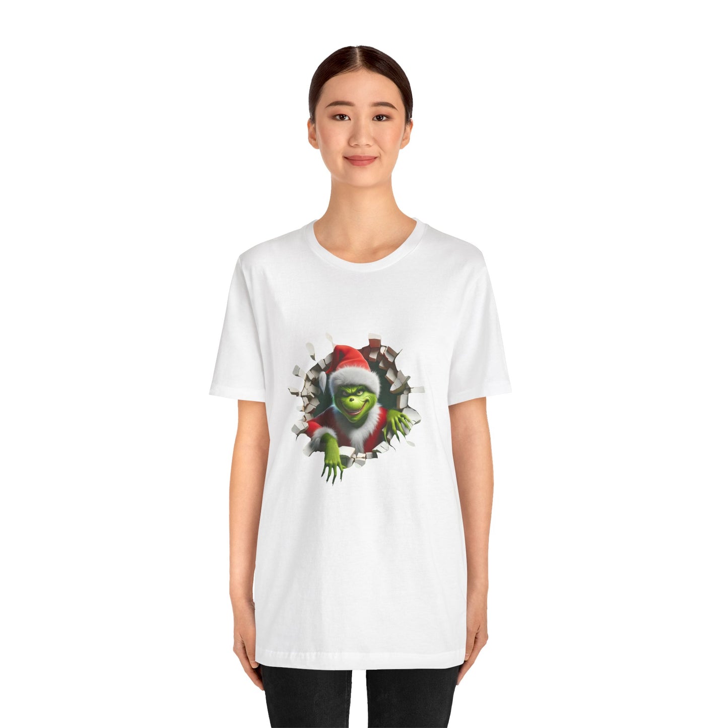 T-Shirt The Grinch Unisex Jersey Short Sleeve Tee | Soft Cotton Christmas T-Shirt
