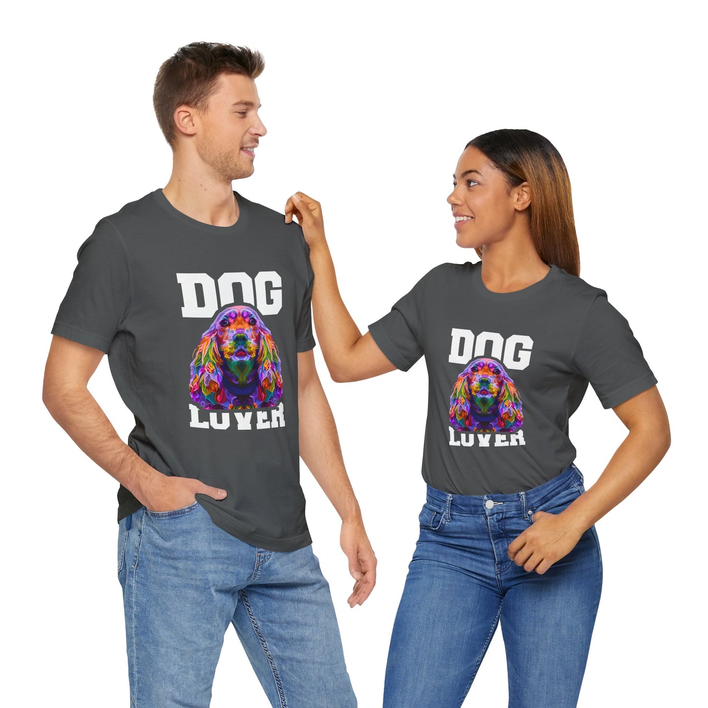 T-Shirt Dog Lover Graphic Tee | Unisex Short Sleeve T-Shirt for Dog Enthusiasts