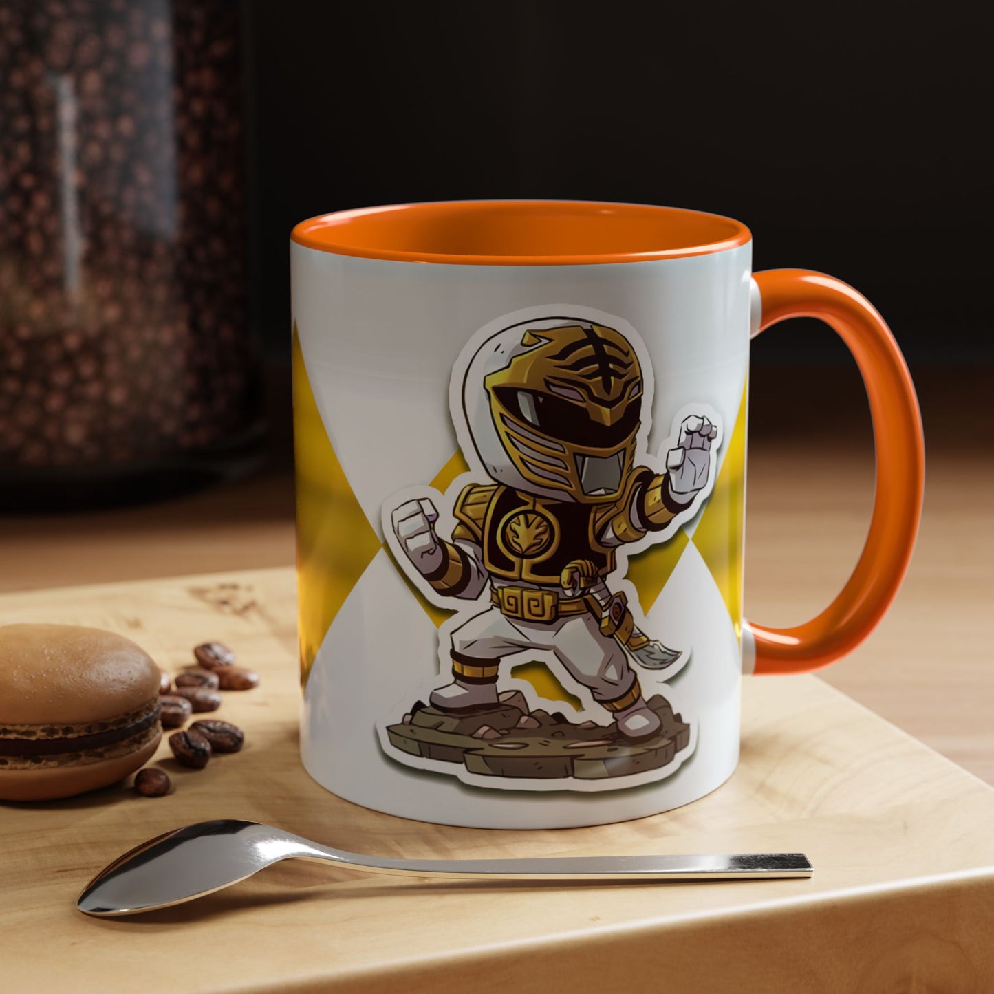 Mug White Ranger Mug – 11oz & 15oz Mighty Morphin Power Rangers Ceramic Cup