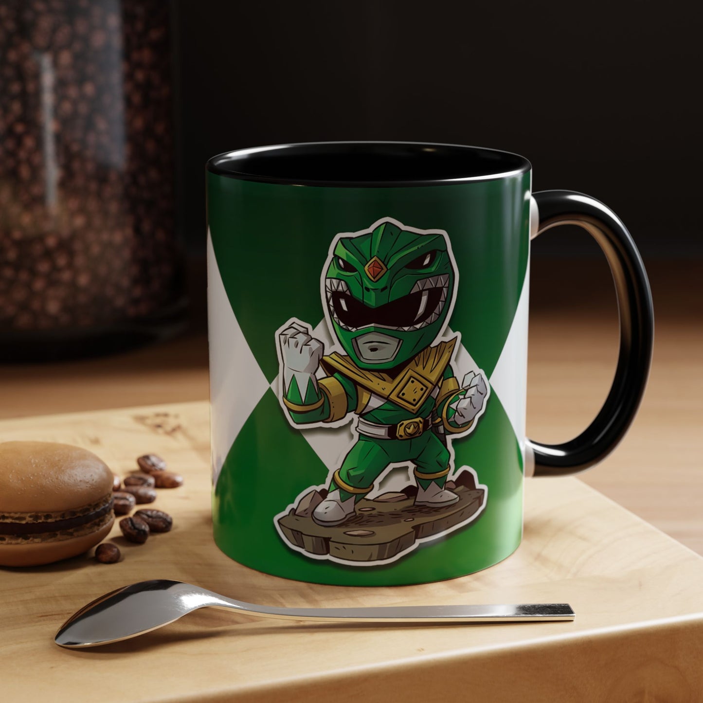 Mug Green Ranger Mug – 11oz & 15oz Mighty Morphin Power Rangers Ceramic Cup