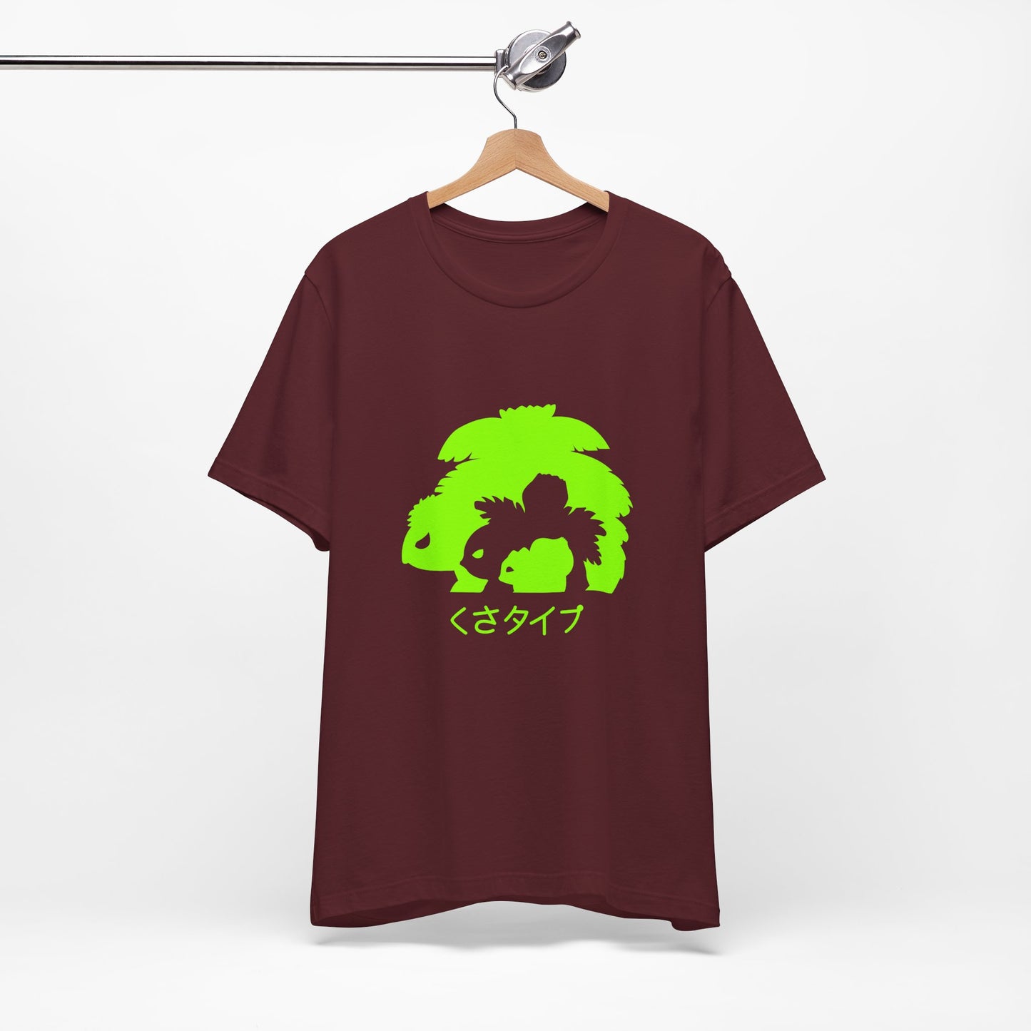 T-Shirt Neon Graphic Tee, Cool Unisex T-Shirt, Trendy Casual Wear, Gift for Gamers, Streetwear Style Maroon