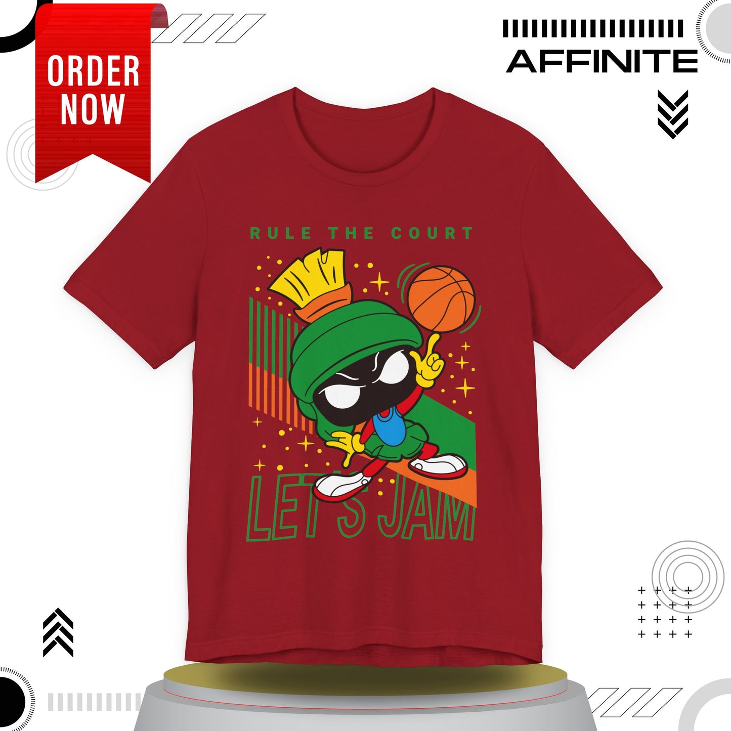 T-Shirt "Basketball Motivational T-Shirt - Rule The Court Player's Tee"