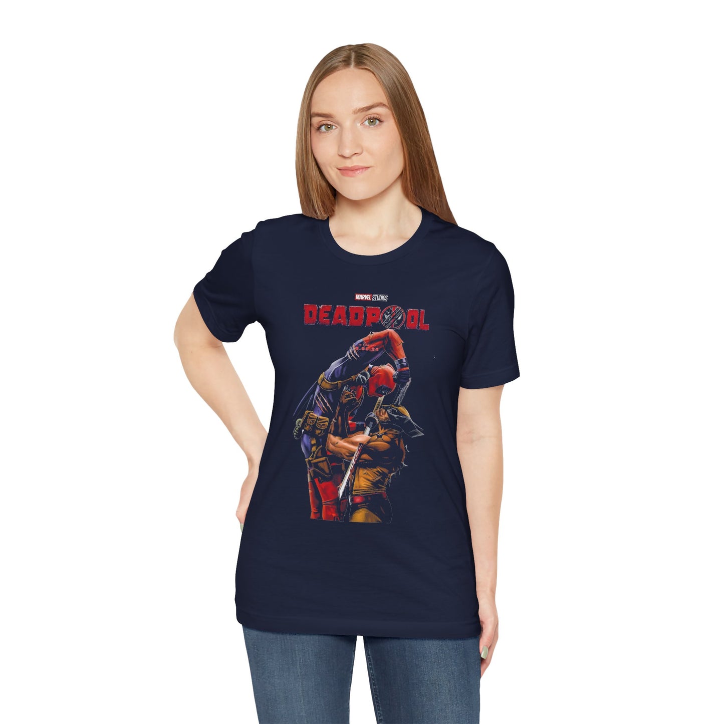 T-Shirt Deadpool Graphic Unisex Jersey Tee - Perfect for Comic Fans