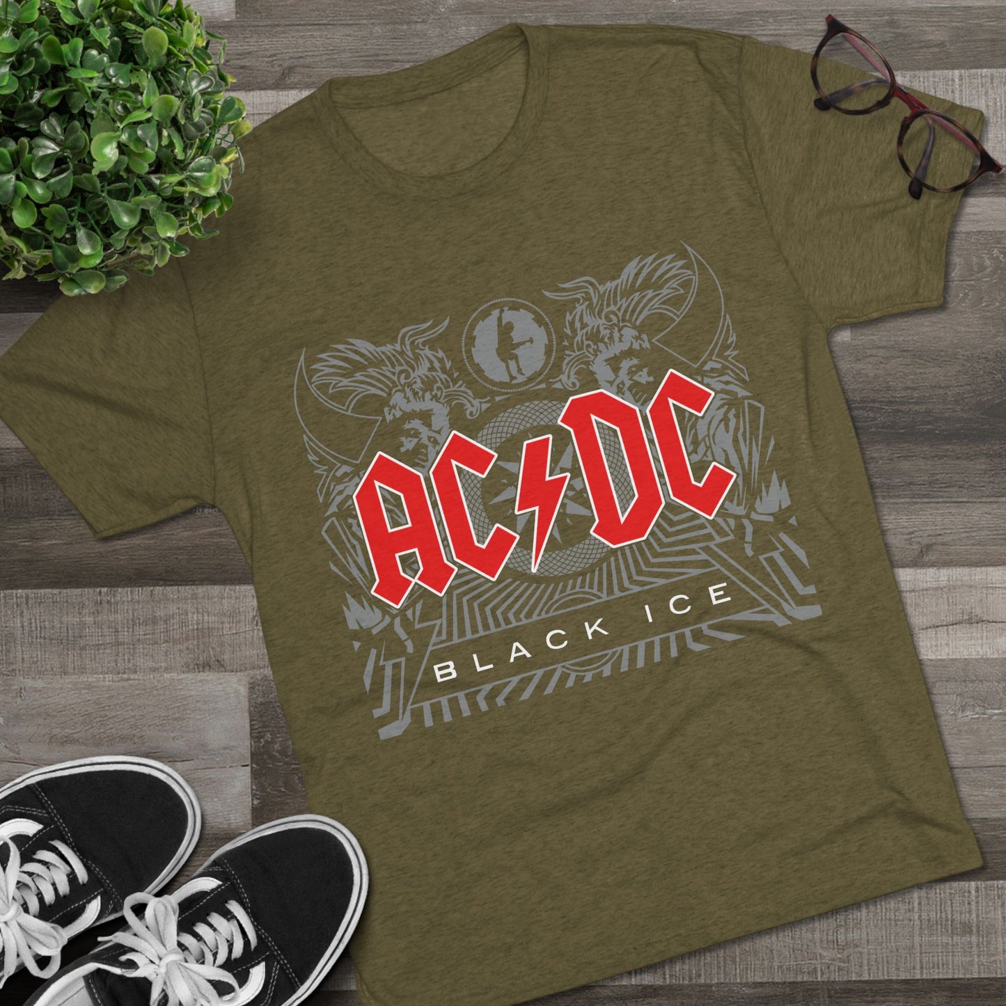 T-Shirt ACDC Black Ice T-Shirt - Official Graphic Rock Tee (Unisex)
