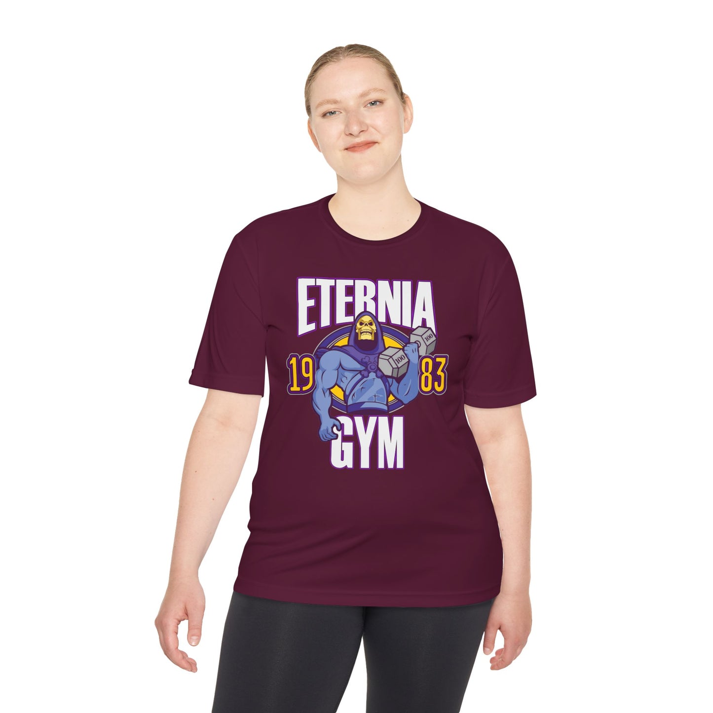 T-Shirt Eternia Gym Unisex Moisture Wicking Tee - Vintage Muscle Workout Shirt