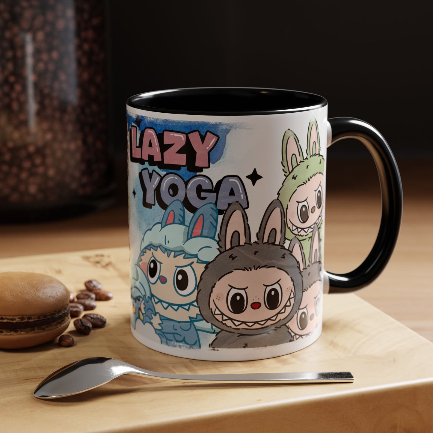 Mug Lazy Yoga Monsters Coffee Mug - Fun Accent Mug for Yoga Lovers
