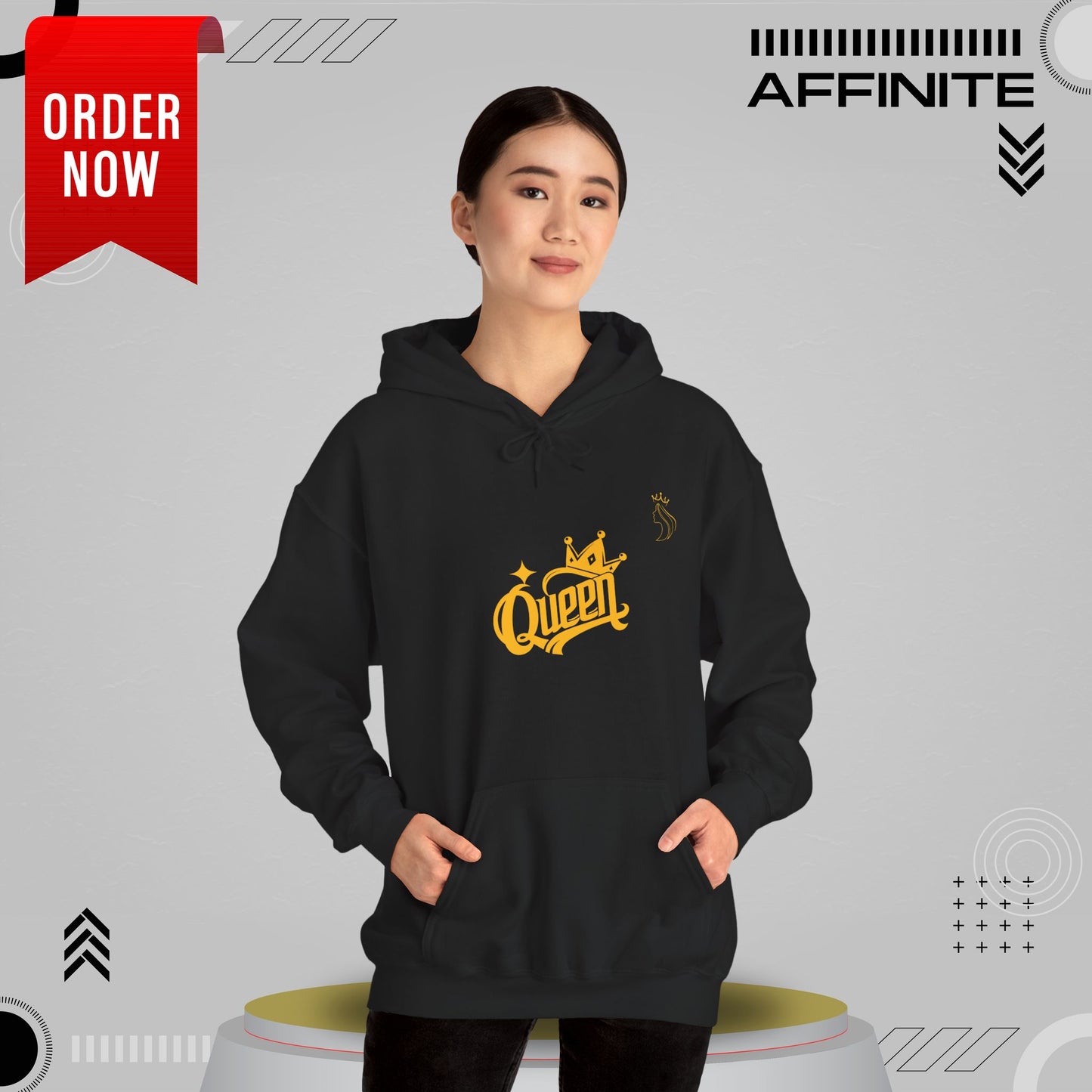 Hoodie Rule in Style: The Ultimate 'Queen' Hoodie for Everyday Royalty!