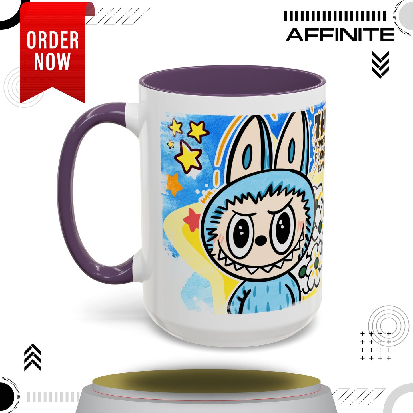 Mug Lazy Yoga Monsters Coffee Mug - Fun Accent Mug for Yoga Lovers