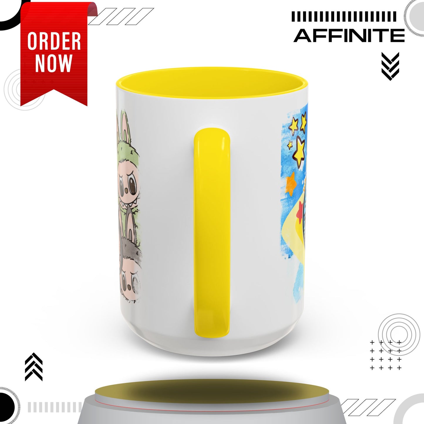 Mug Lazy Yoga Monsters Coffee Mug - Fun Accent Mug for Yoga Lovers