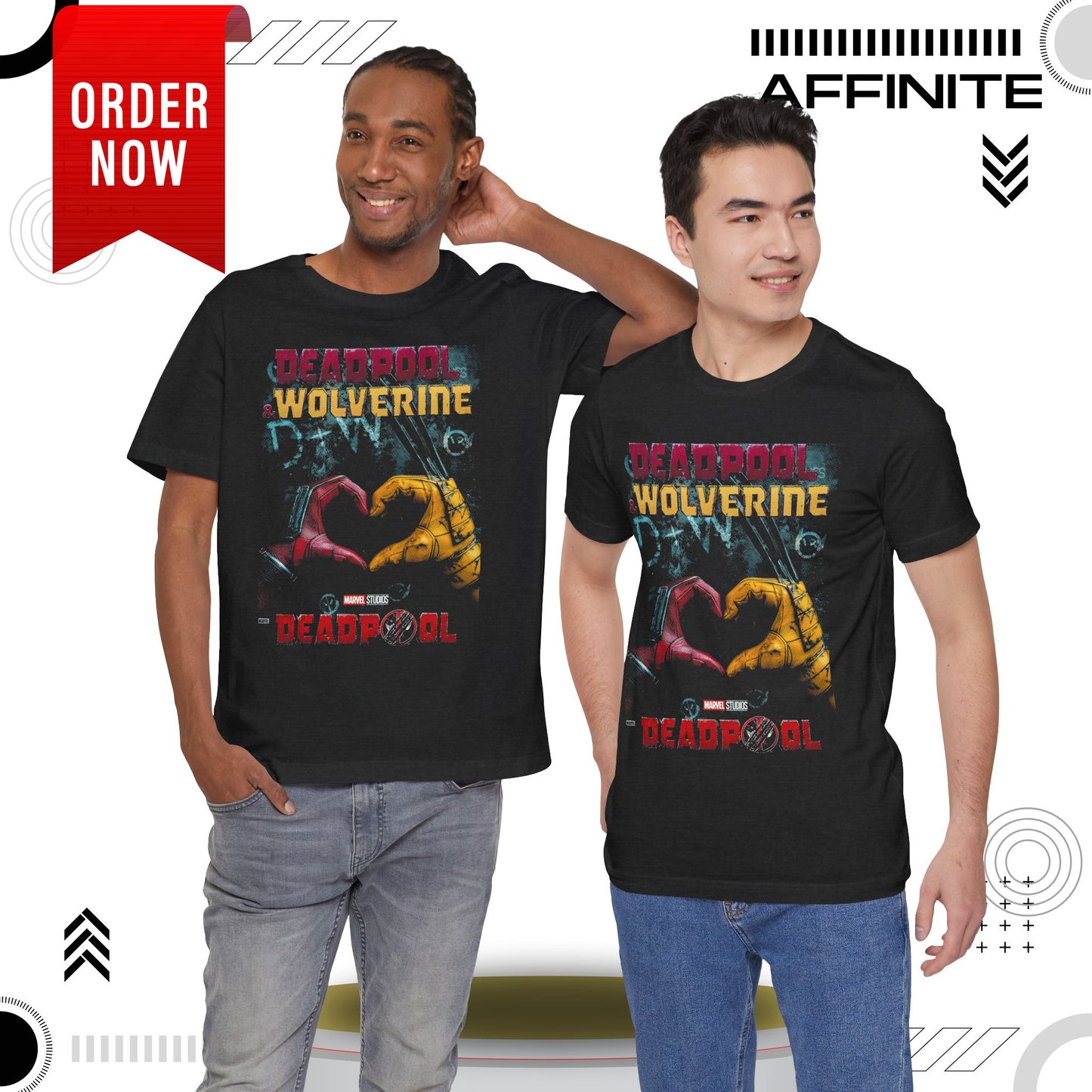 T-Shirt Deadpool Wolverine T-Shirt | Marvel Unisex Graphic Tee | Perfect Gift for Fans