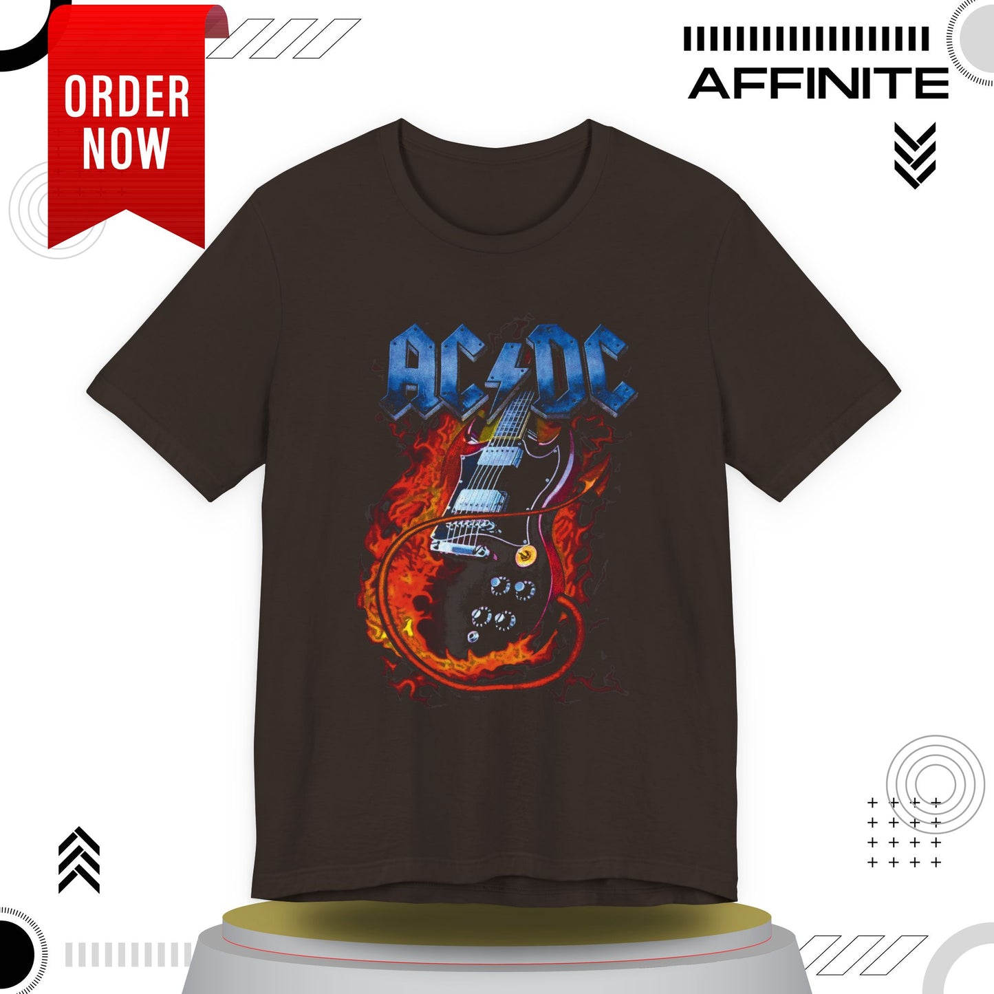 T-Shirt Rock In T Shirt - AC/DC Graphic Tee (Unisex Rock Shirt)