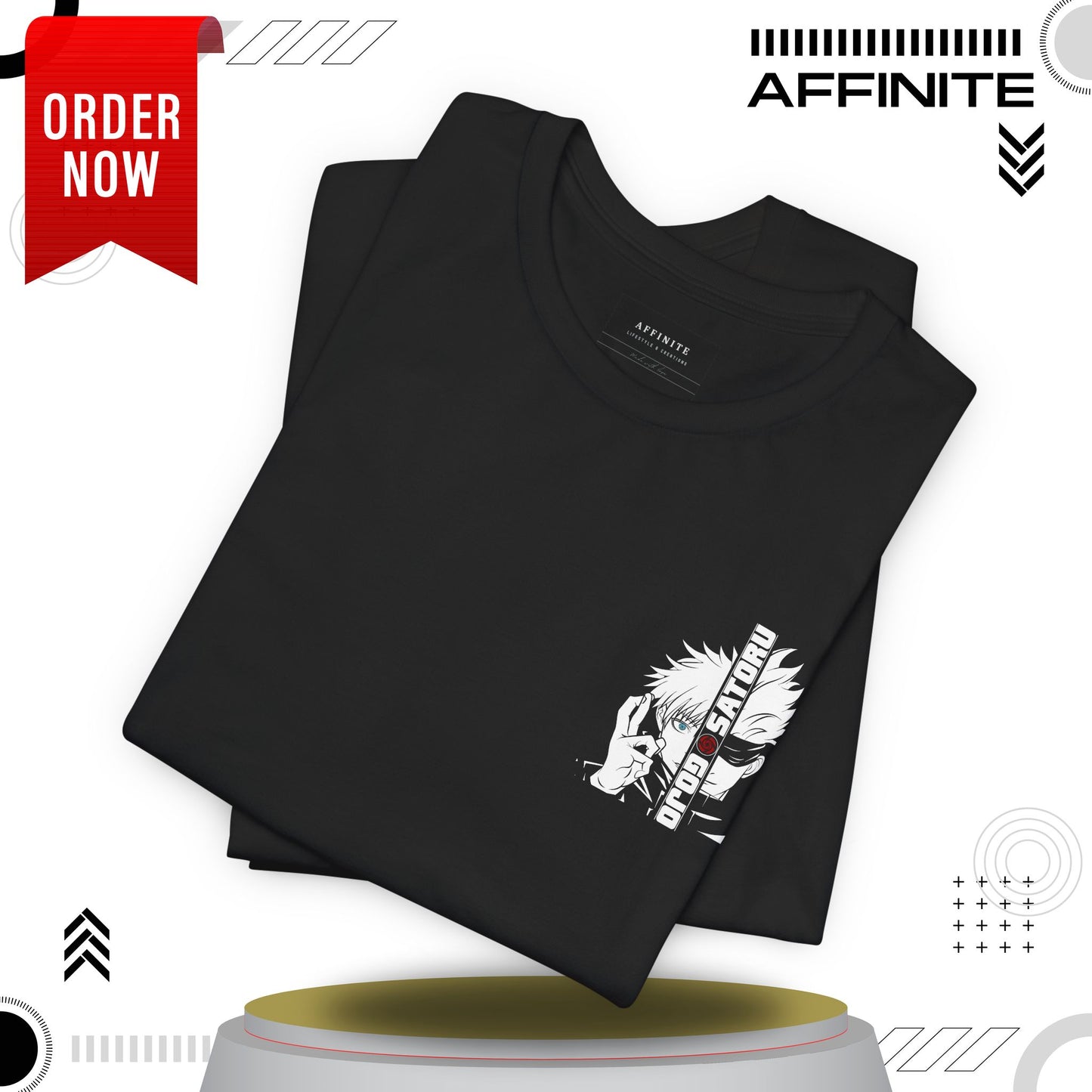 T-Shirt Unisex Anime Jujutsu Kaisen T-shirt - Gojou Satoru Design