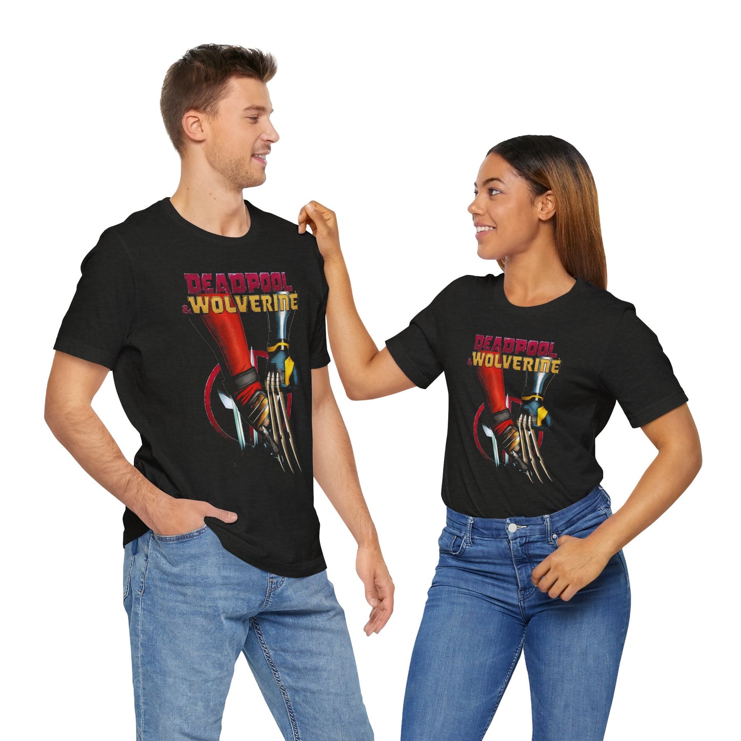 T-Shirt Deadpool & Wolverine Unisex Tee - Comic Book Style Graphic Shirt