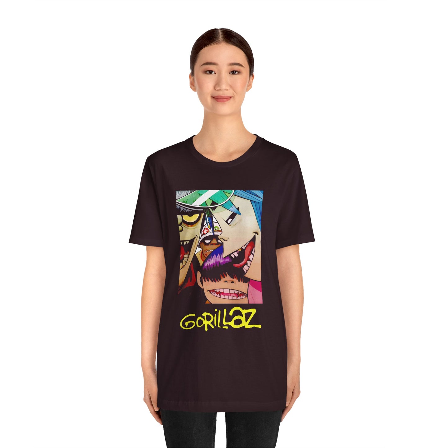 T-Shirt Gorillaz T-Shirt - Streetwear Unisex Band Tee for Music Fans (100% Cotton)