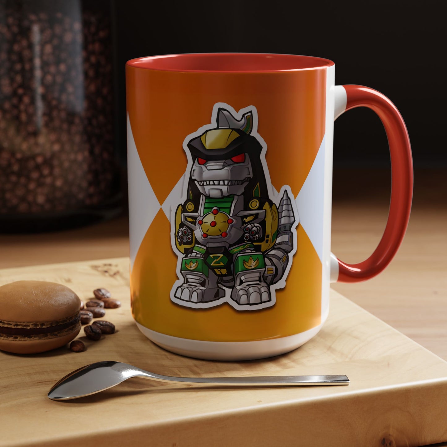 Mug Power Rangers Dragonzord Mug – 11oz & 15oz Ceramic Coffee Cup