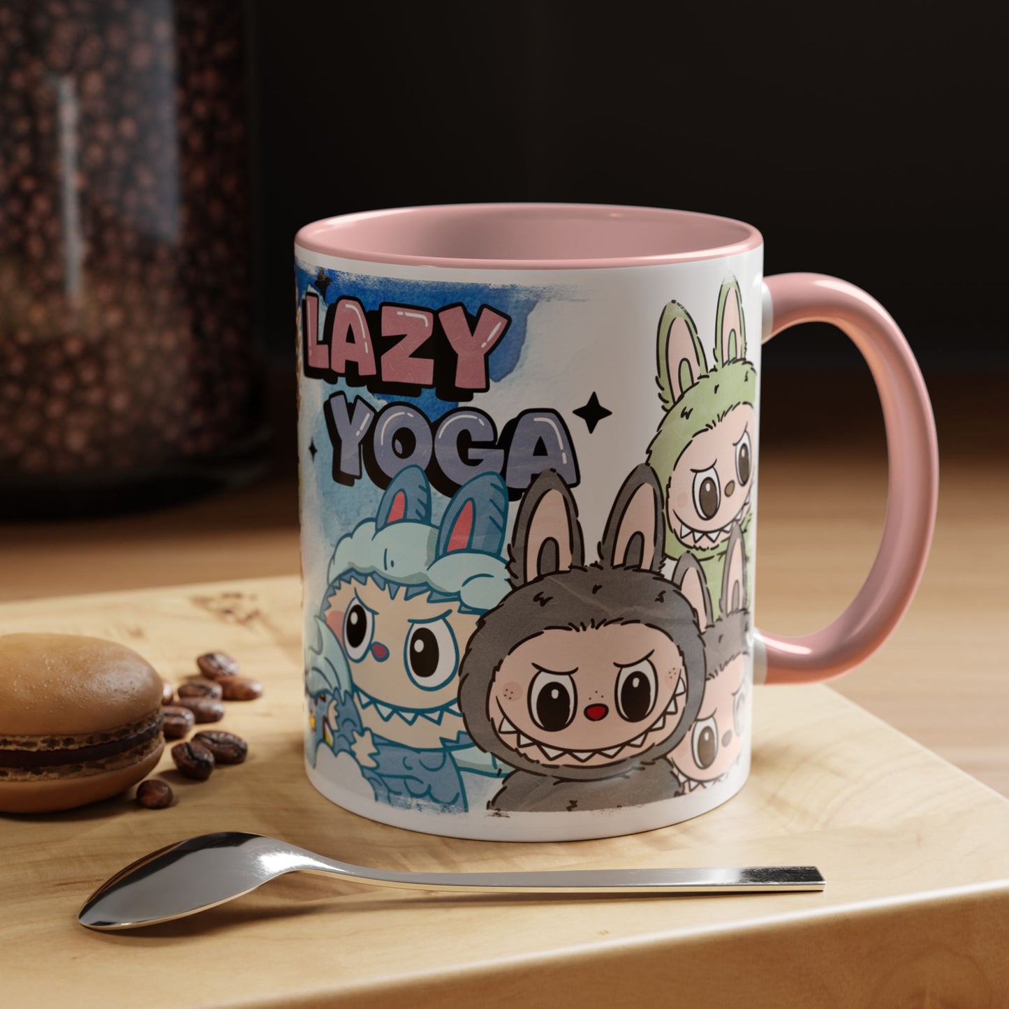 Mug Lazy Yoga Monsters Coffee Mug - Fun Accent Mug for Yoga Lovers