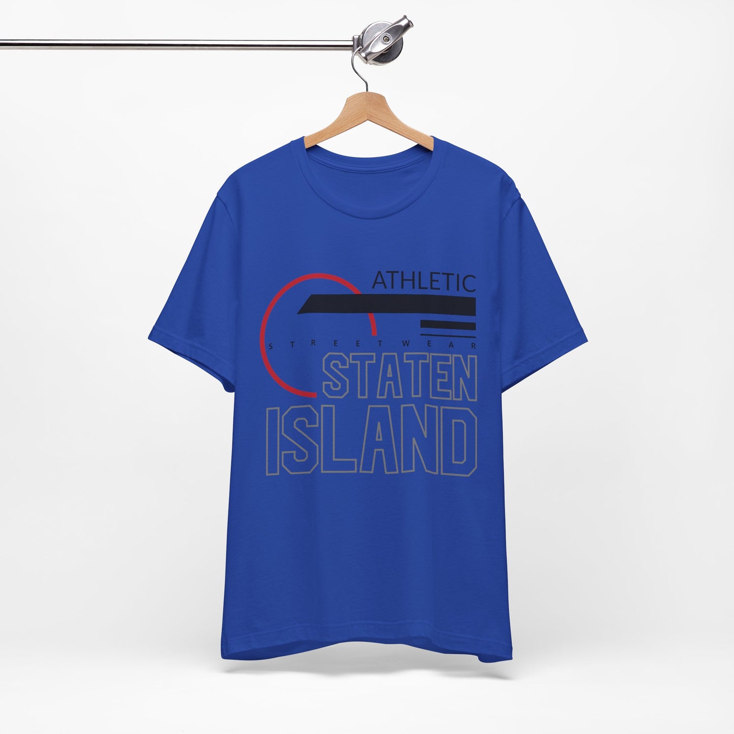 T-Shirt Unisex T Shirt - Athletic Staten Island Tee | Casual Comfort Fit | Affinite True Royal