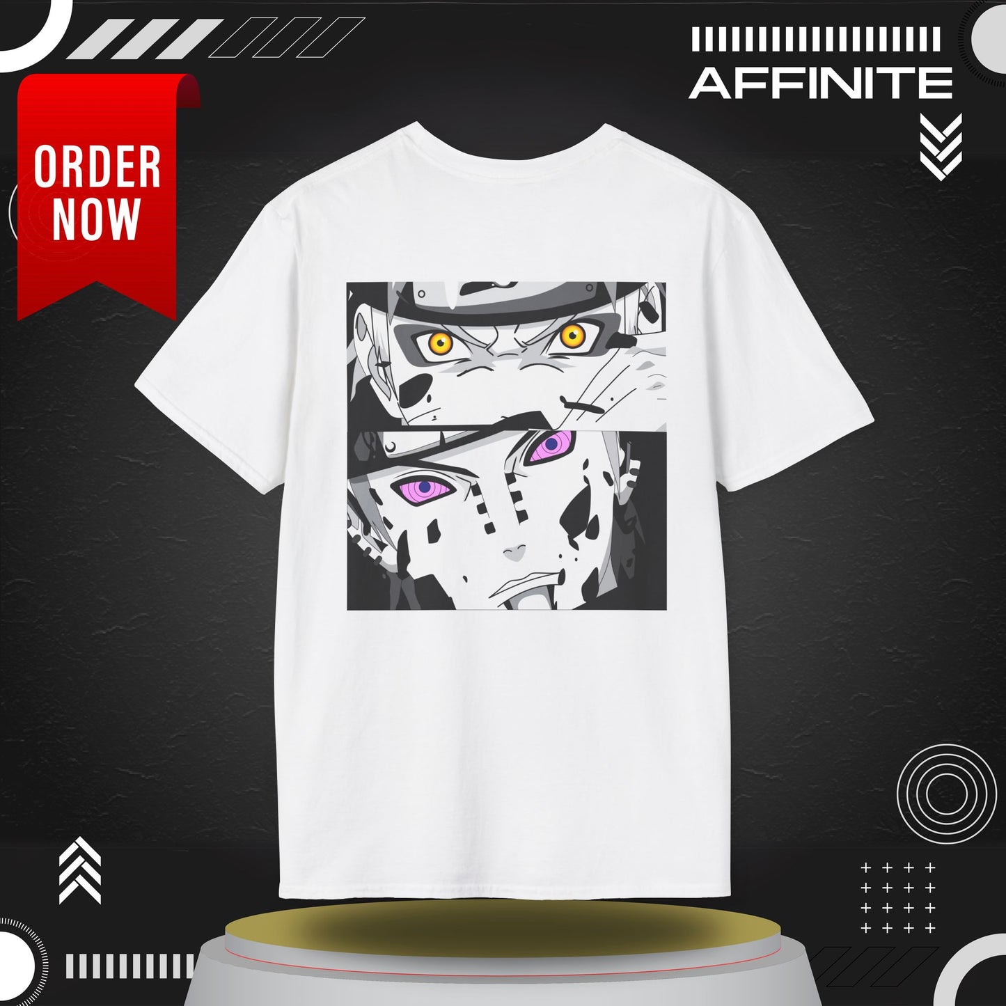T-Shirt Anime-Jiraiya Inspired Unisex Softstyle T-Shirt with Bold Graphics