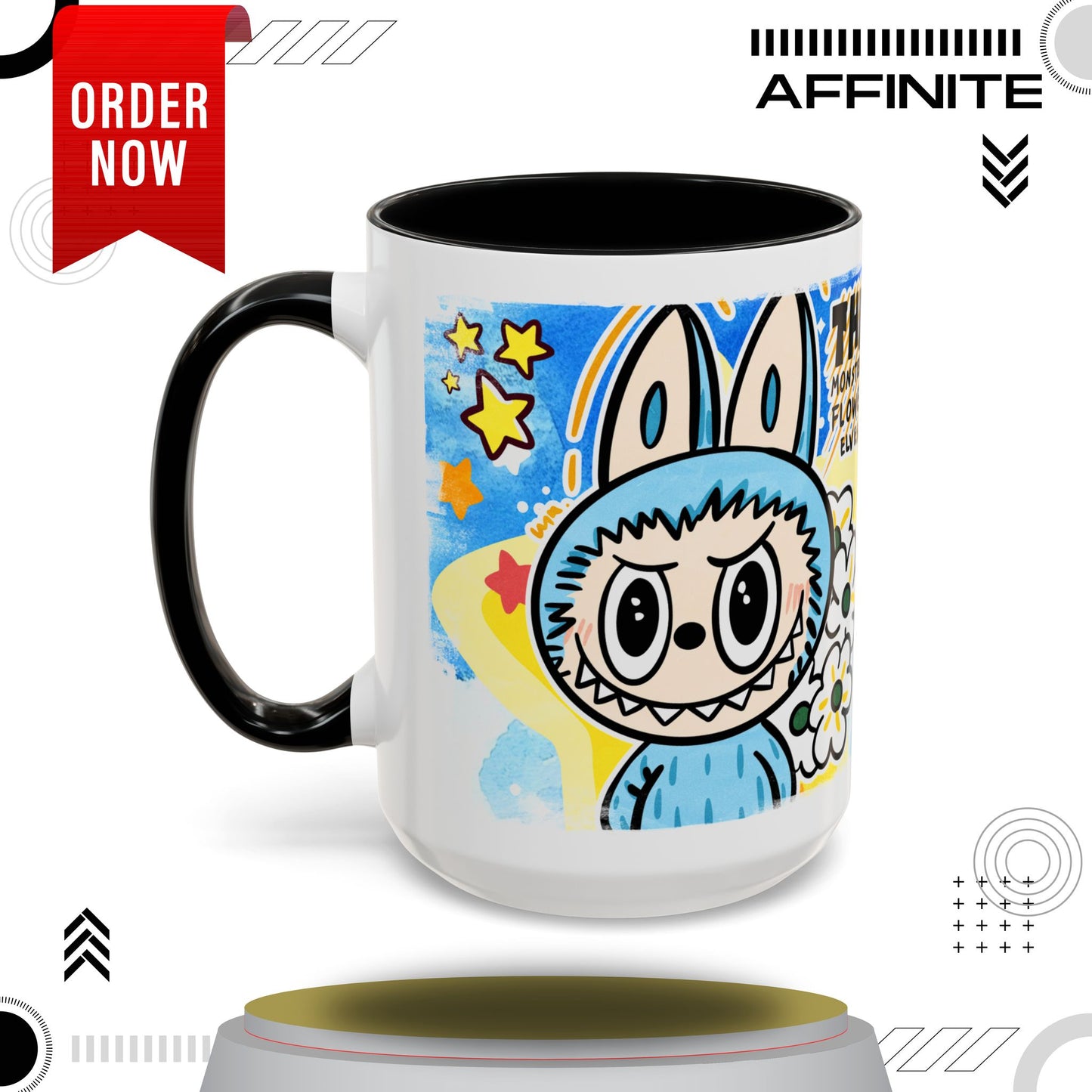 Mug Lazy Yoga Monsters Coffee Mug - Fun Accent Mug for Yoga Lovers