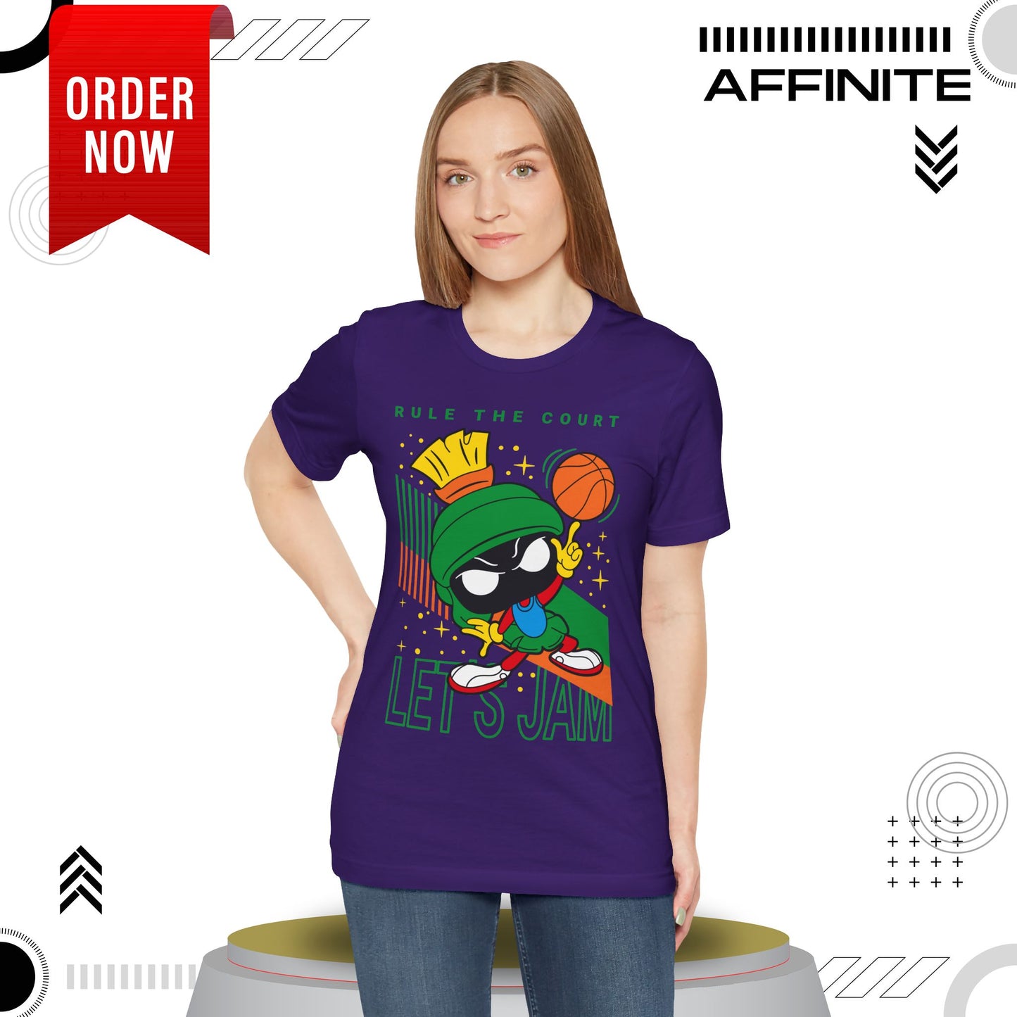 T-Shirt "Basketball Motivational T-Shirt - Rule The Court Player's Tee"