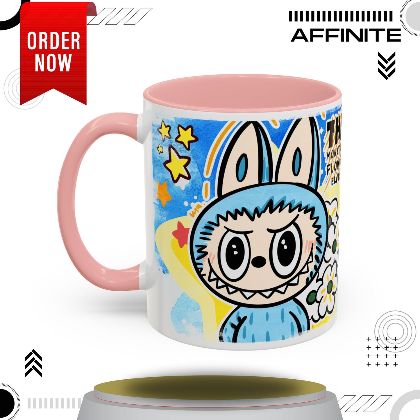 Mug Lazy Yoga Monsters Coffee Mug - Fun Accent Mug for Yoga Lovers