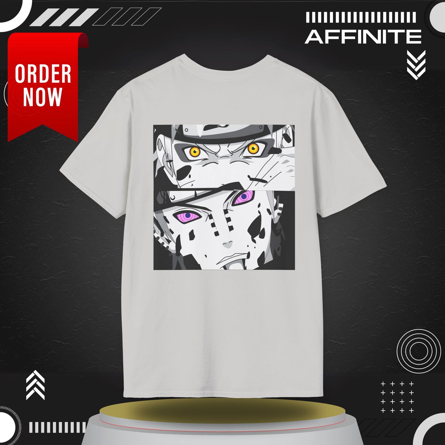 T-Shirt Anime-Jiraiya Inspired Unisex Softstyle T-Shirt with Bold Graphics