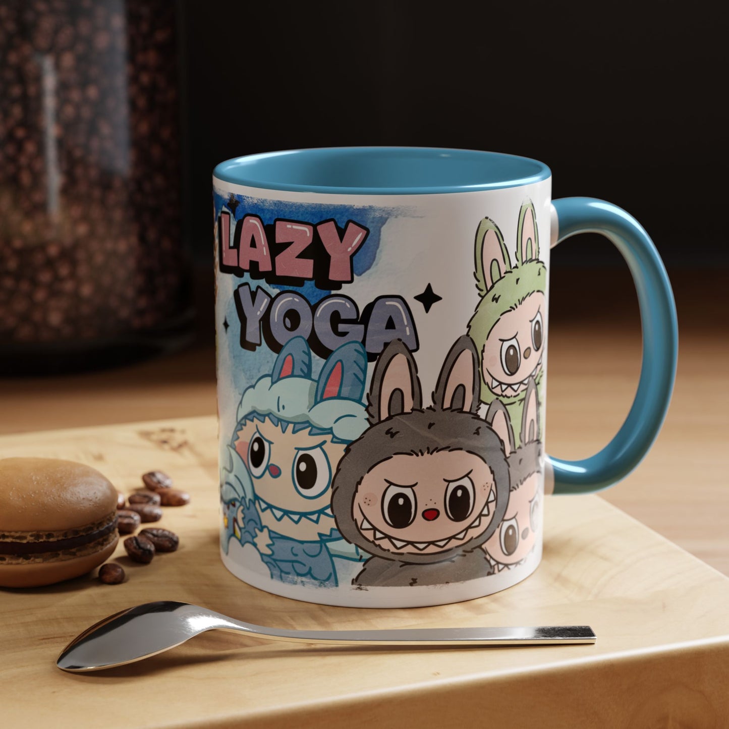 Mug Lazy Yoga Monsters Coffee Mug - Fun Accent Mug for Yoga Lovers