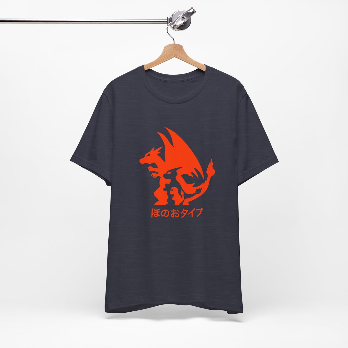 T-Shirt Unisex Dragon Graphic Tee - Perfect for Gamers, Anime Lovers, Casual Wear, Birthday Gifts, Fun Events, Cozy Vibes Heather Midnight Navy