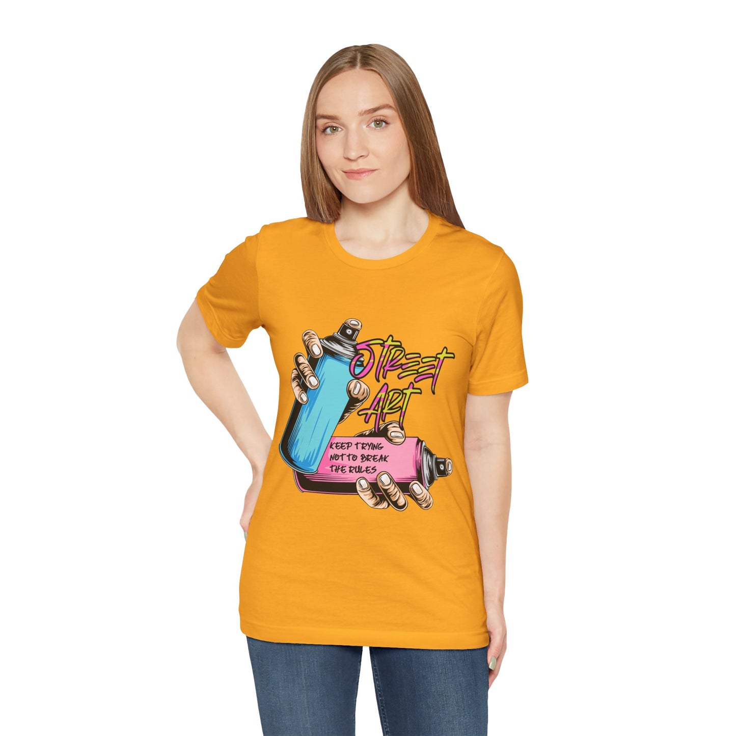 T-Shirt Street Art T-Shirts - Keep Trying Unisex Tee | Graphic Urban Wear