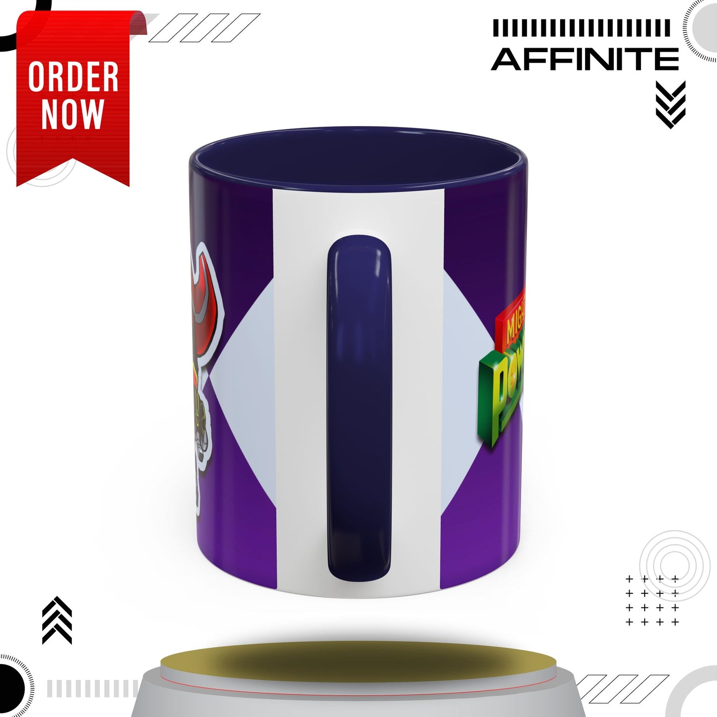Mug Mighty Morphin Power Rangers Megazord Ceramic Mug - 11oz & 15oz Coffee Mug - Accent Mug for Pop Culture Fans