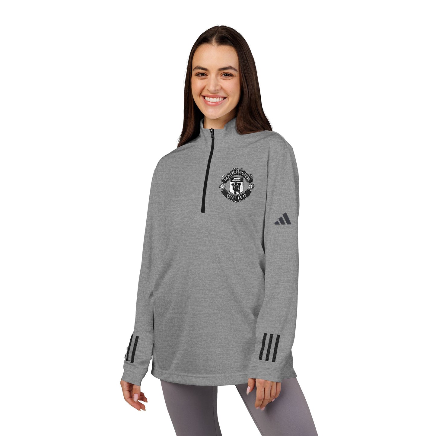 Sweatshirt adidas® Quarter-Zip Pullover (Embroidery)