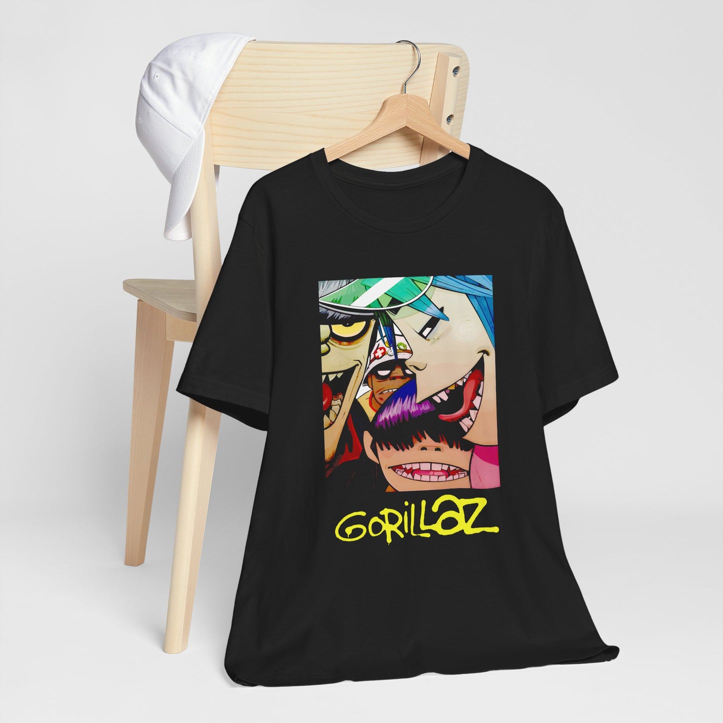 T-Shirt Gorillaz T-Shirt - Streetwear Unisex Band Tee for Music Fans (100% Cotton)