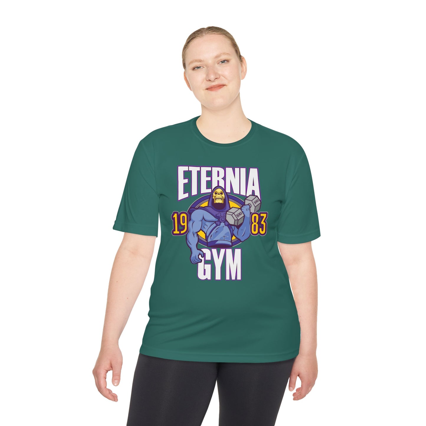 T-Shirt Eternia Gym Unisex Moisture Wicking Tee - Vintage Muscle Workout Shirt
