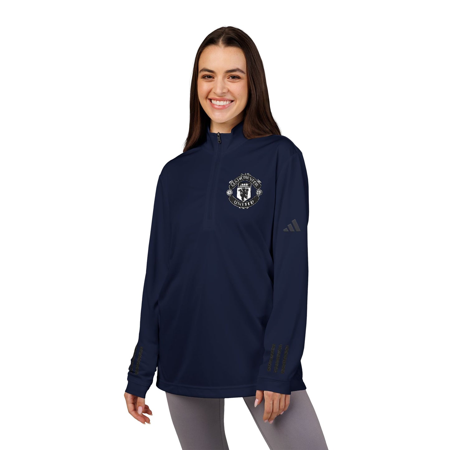 Sweatshirt adidas® Quarter-Zip Pullover (Embroidery)