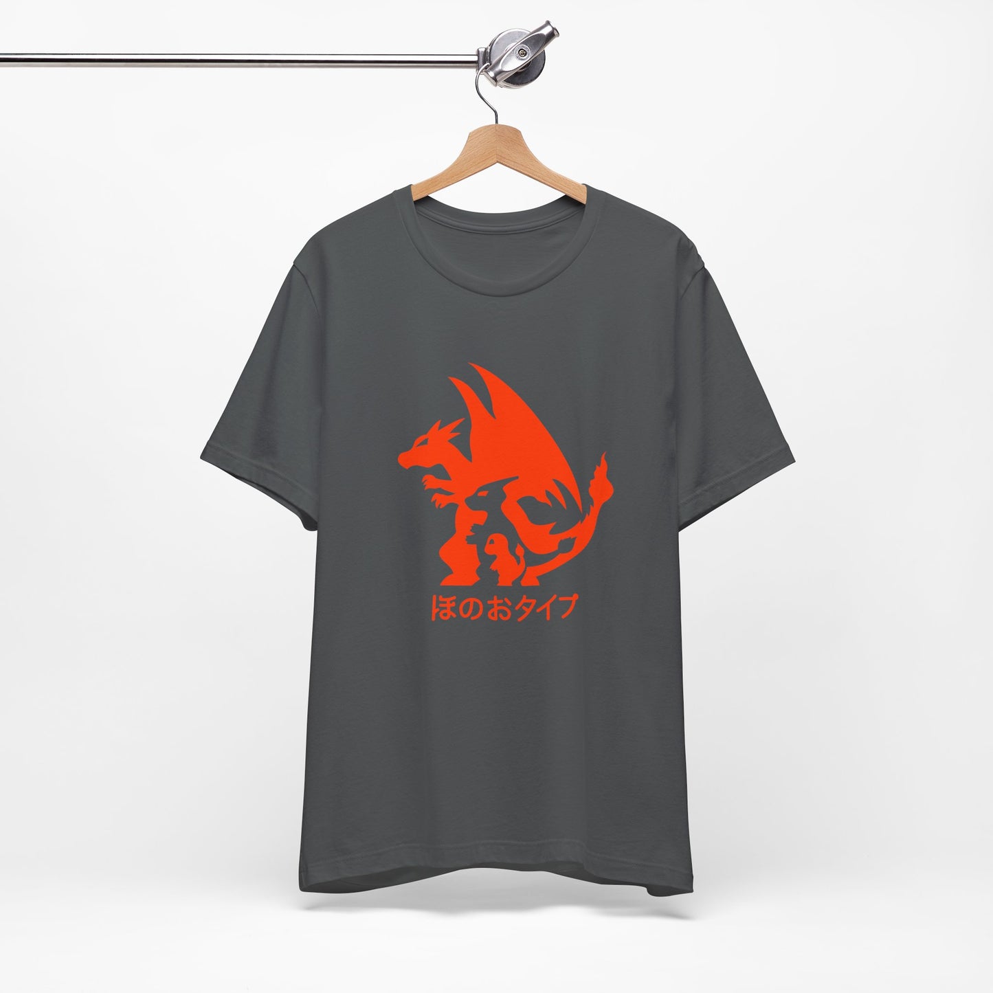 T-Shirt Unisex Dragon Graphic Tee - Perfect for Gamers, Anime Lovers, Casual Wear, Birthday Gifts, Fun Events, Cozy Vibes Asphalt