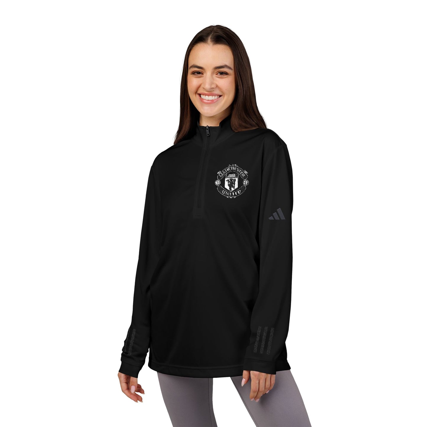 Sweatshirt adidas® Quarter-Zip Pullover (Embroidery)