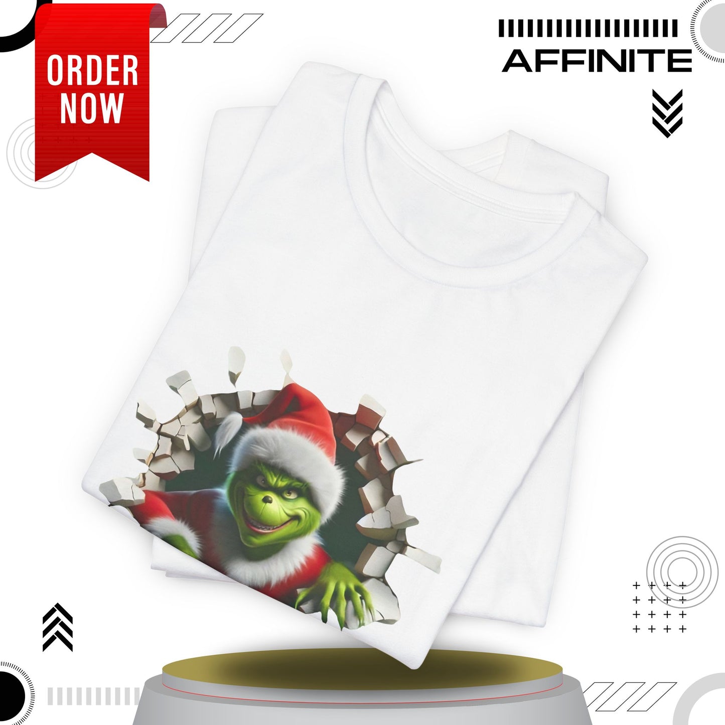 T-Shirt The Grinch Unisex Jersey Short Sleeve Tee | Soft Cotton Christmas T-Shirt