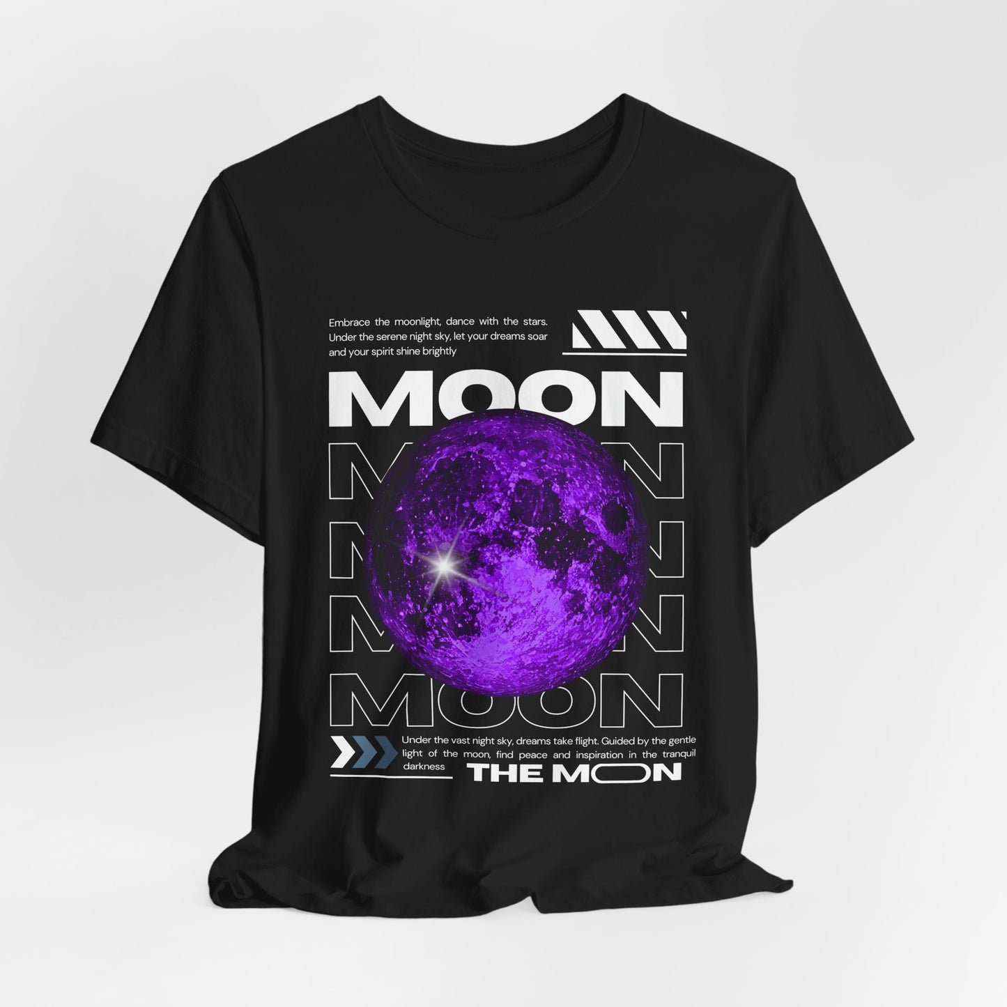 T-Shirt Unisex Moon-Themed T-Shirt | Casual Short Sleeve Tee | Astronaut Lover Gift