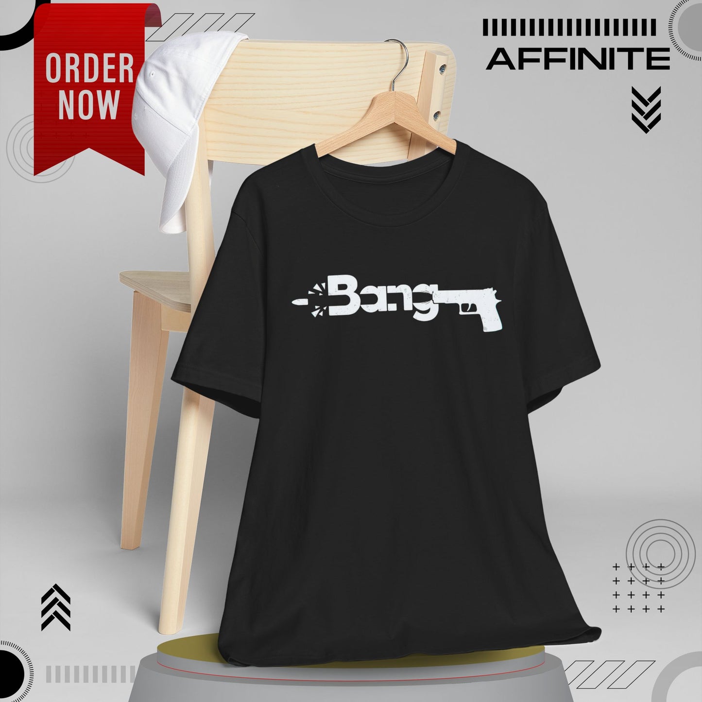 T-Shirt Bang Graphic Unisex Jersey Short Sleeve Tee - Casual Streetwear T-Shirt