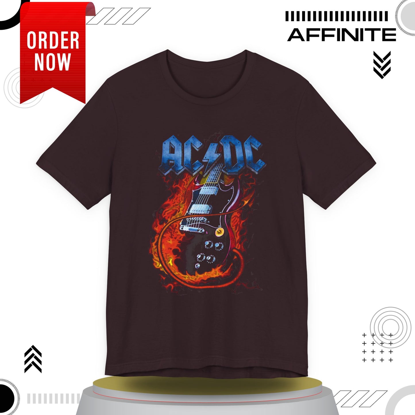 T-Shirt Rock In T Shirt - AC/DC Graphic Tee (Unisex Rock Shirt)