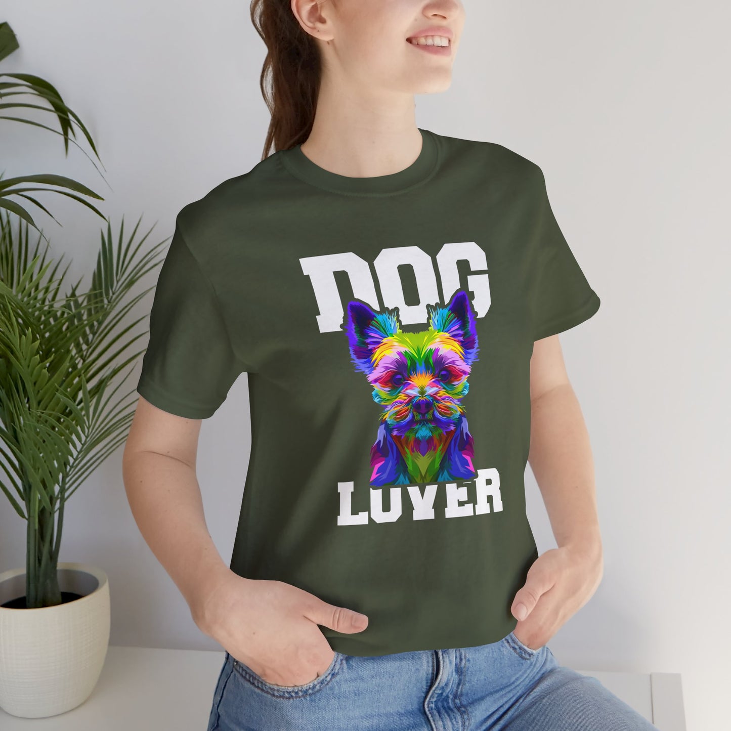 T-Shirt Dog Lover Unisex T-Shirt | Sharp Dog Graphic