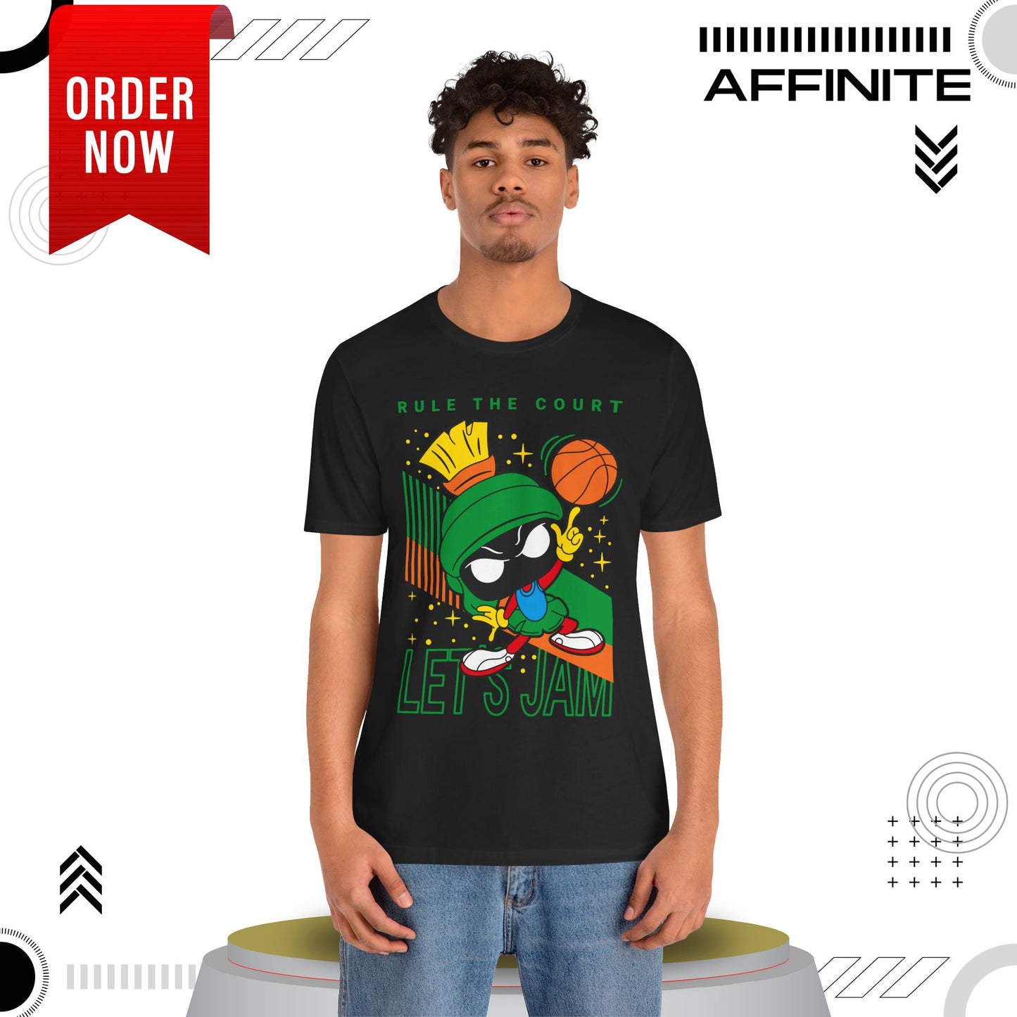 T-Shirt "Basketball Motivational T-Shirt - Rule The Court Player's Tee"