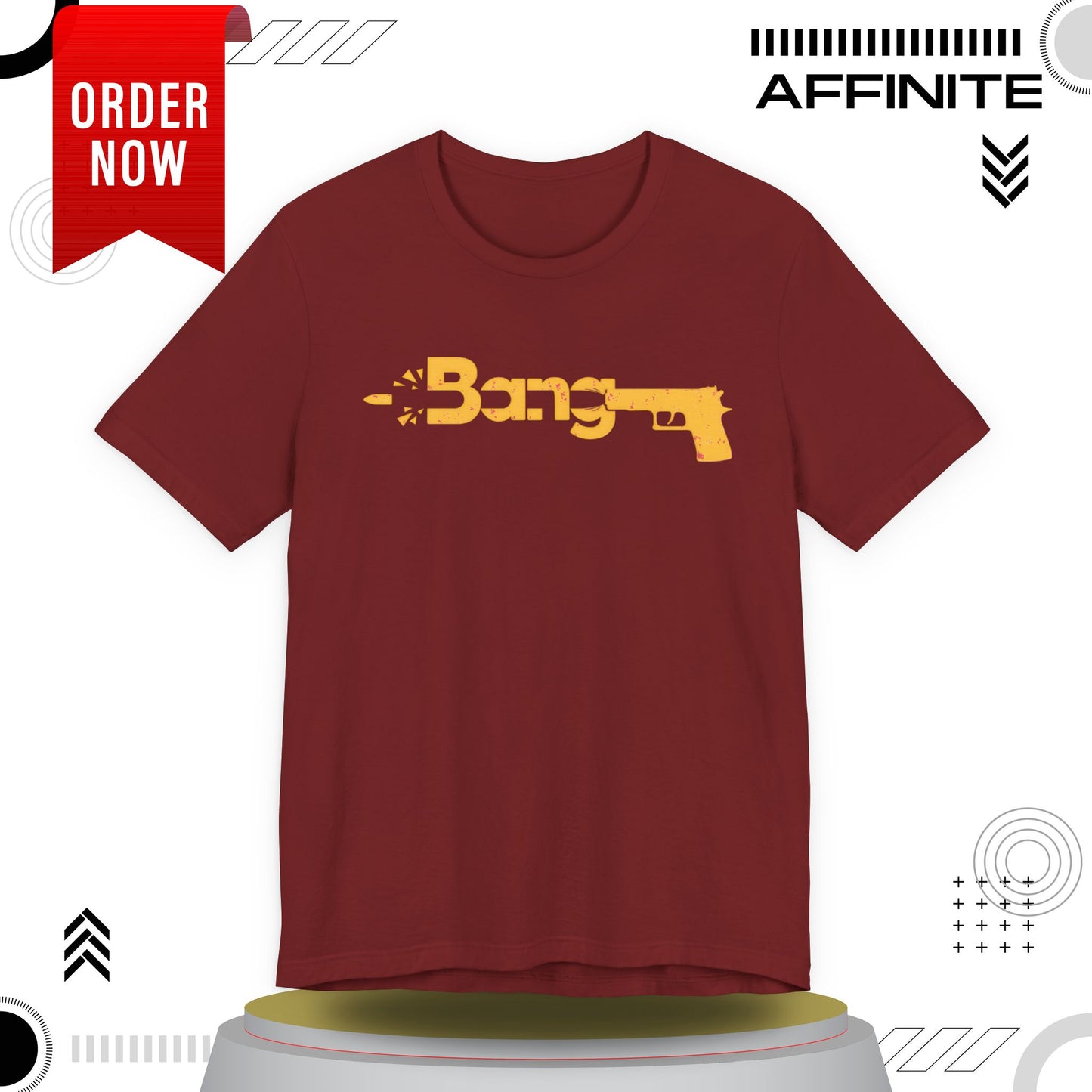 T-Shirt Bang Graphic Unisex Jersey Short Sleeve Tee - Casual Streetwear T-Shirt