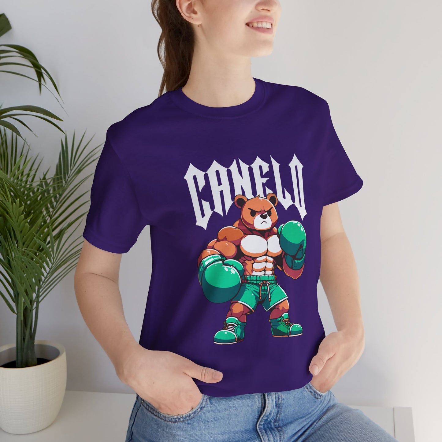 T-Shirt Boxing Bear T-Shirt - Unisex Jersey Short Sleeve Tee Inspired by Canelo