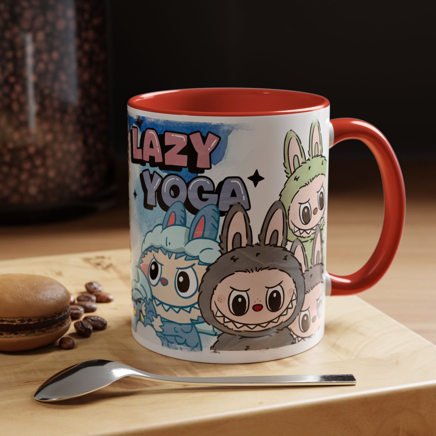 Mug Lazy Yoga Monsters Coffee Mug - Fun Accent Mug for Yoga Lovers