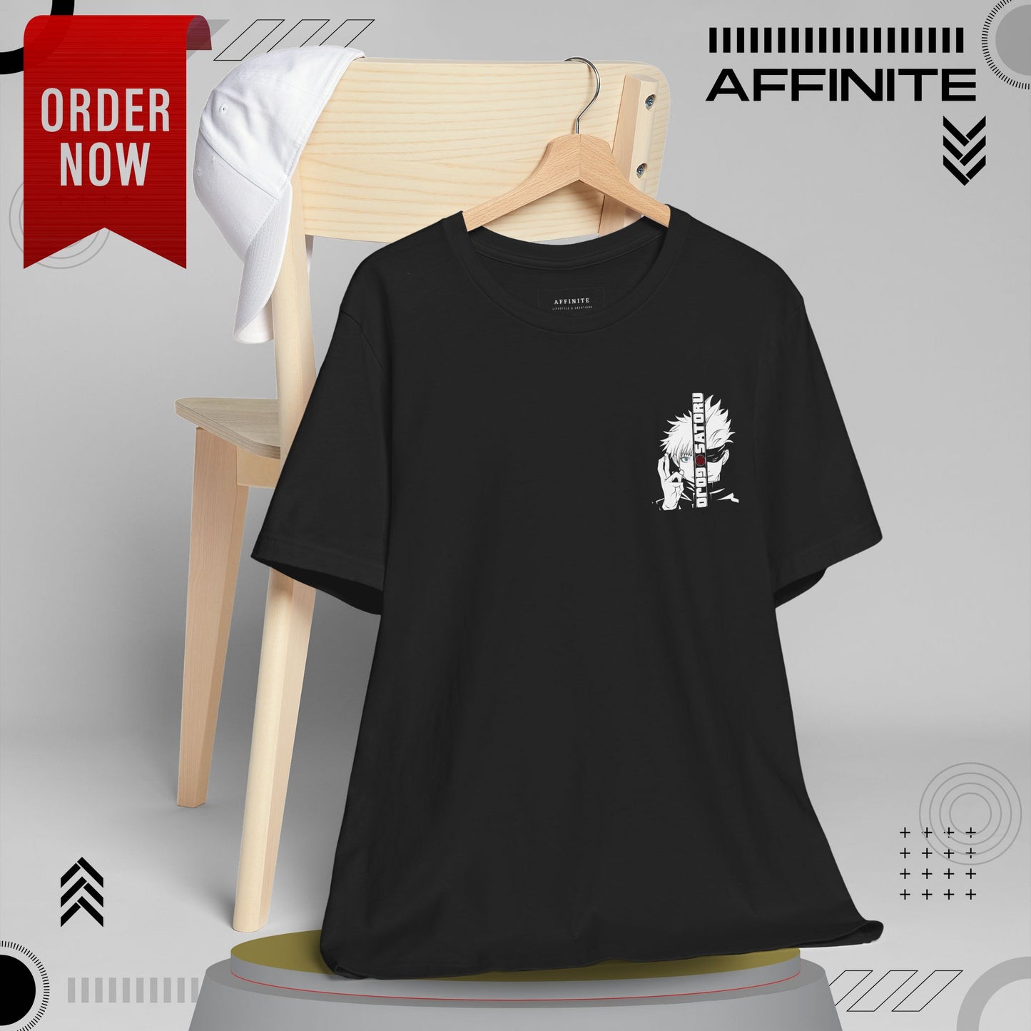 T-Shirt Unisex Anime Jujutsu Kaisen T-shirt - Gojou Satoru Design
