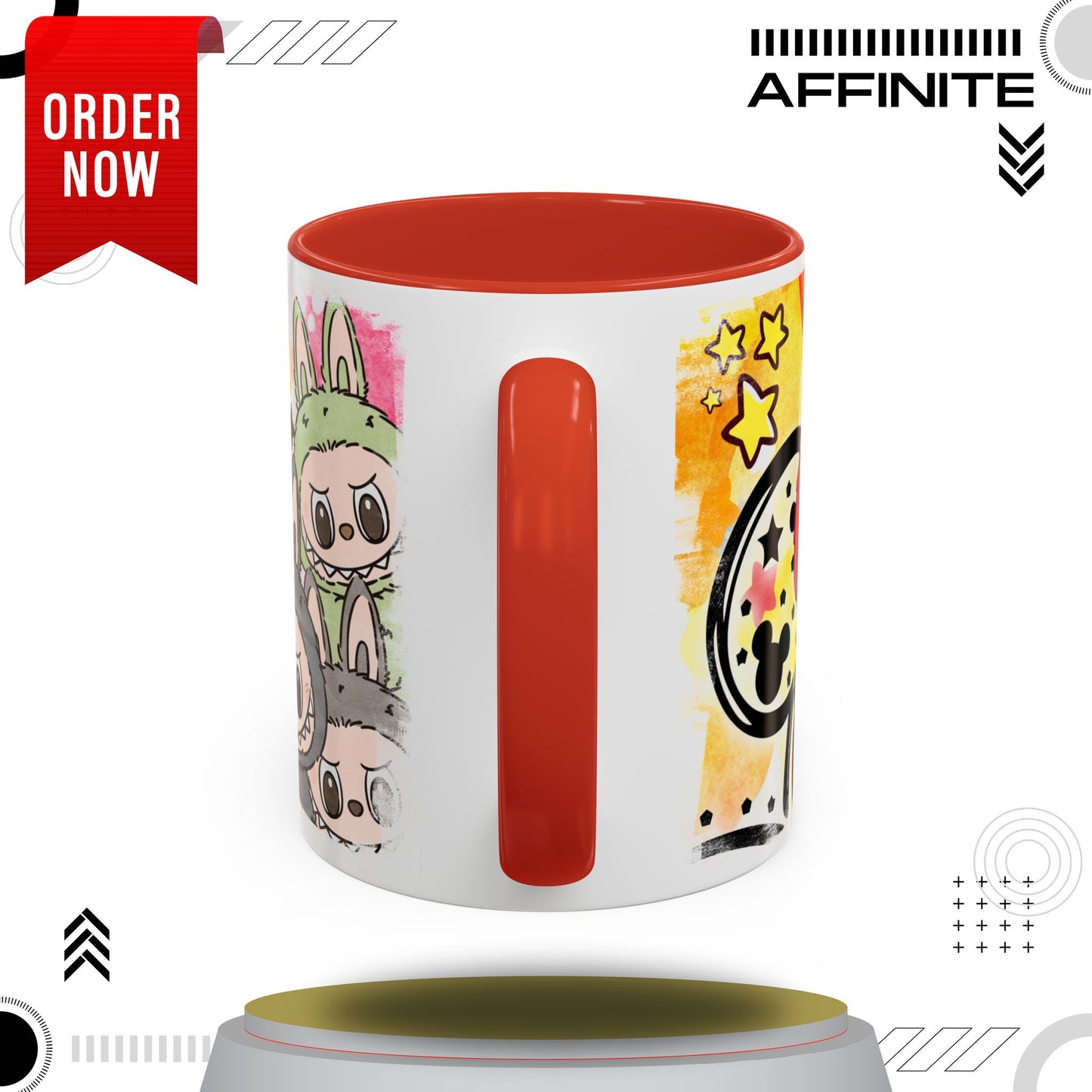 Mug Lazy Yoga Accent Coffee Mug - Fun and Colorful 11oz & 15oz Mugs for Coffee Lovers